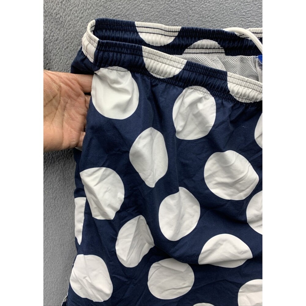 Adidas Men’s Swim Trunks Stan Smith Polkadot blue white Embroidered Lined XXL - Picture 14 of 15